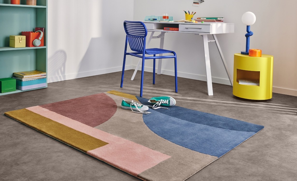 Tapis CARLA , géométrique  Multicolore