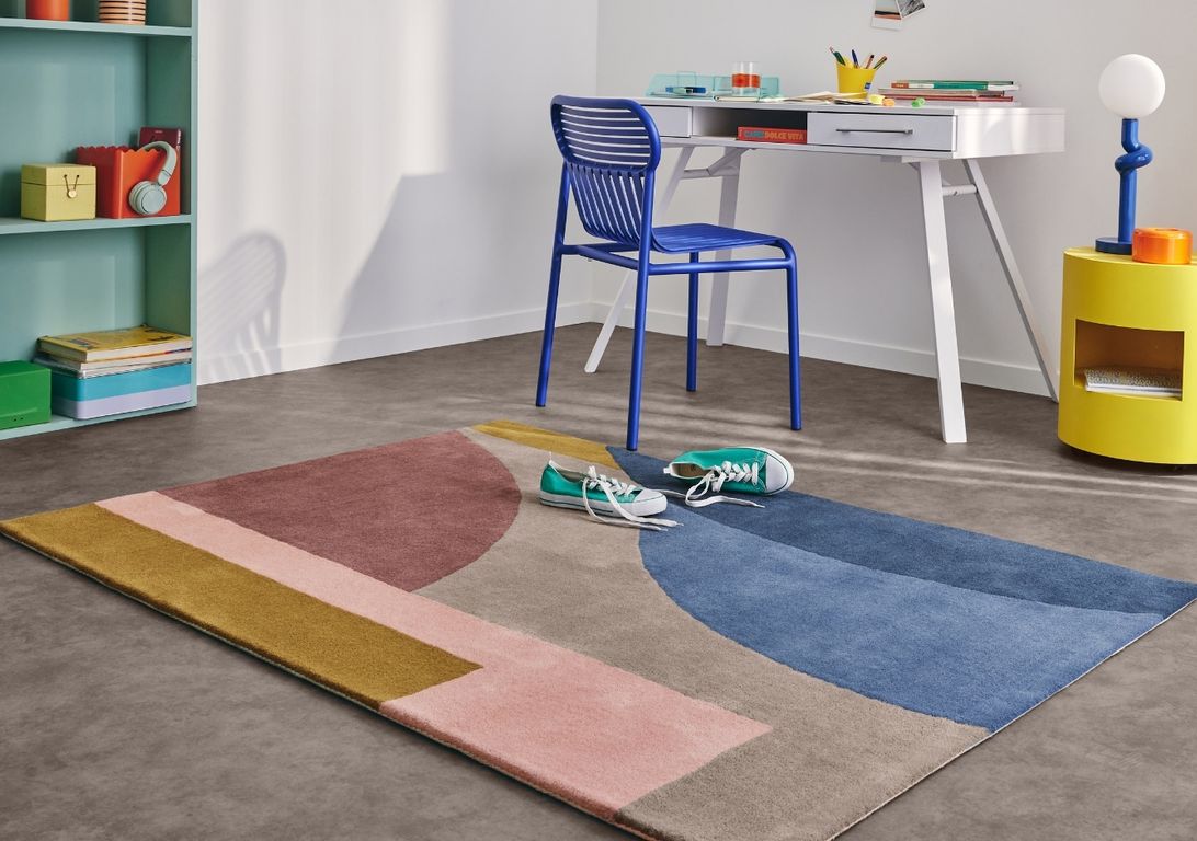 Tapis CARLA , géométrique  Multicolore