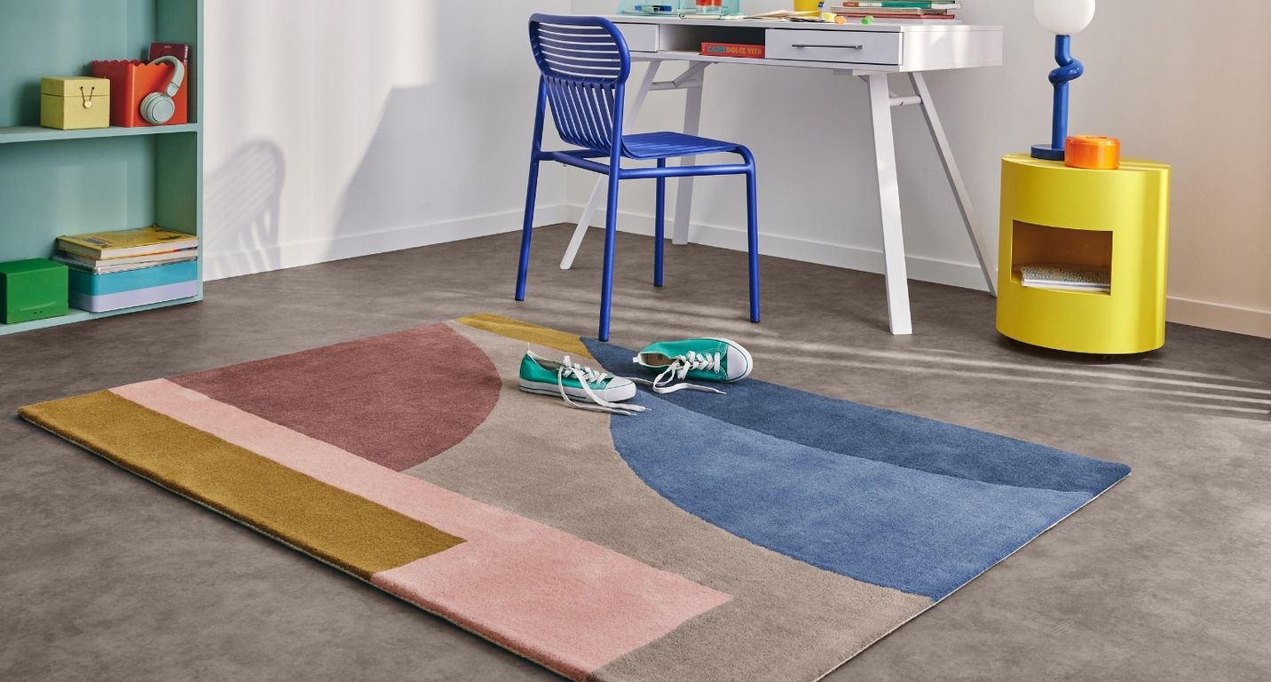 Tapis CARLA , géométrique  Multicolore