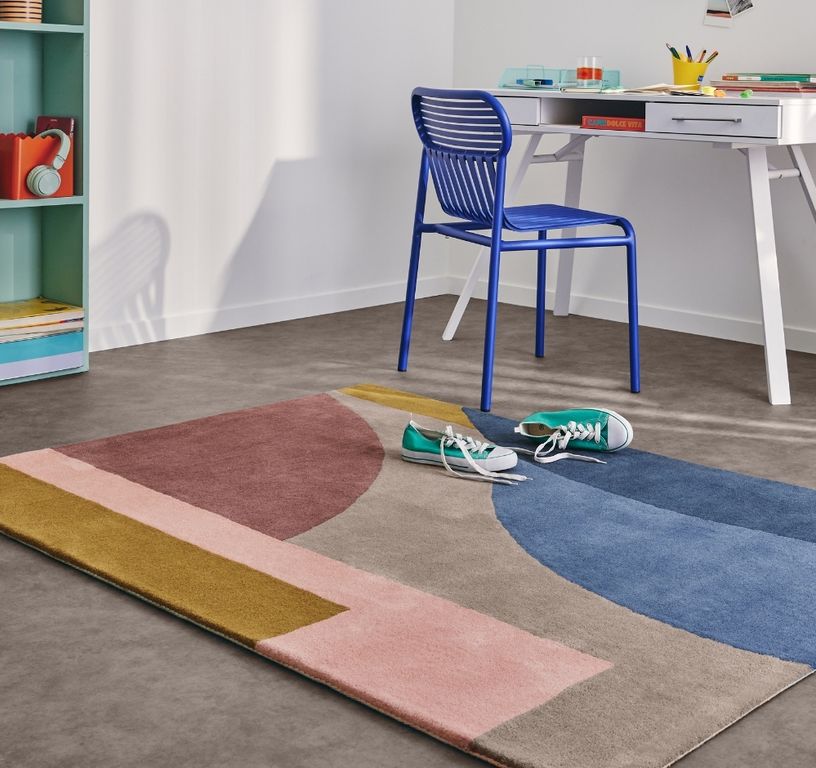 Tapis CARLA , géométrique  Multicolore