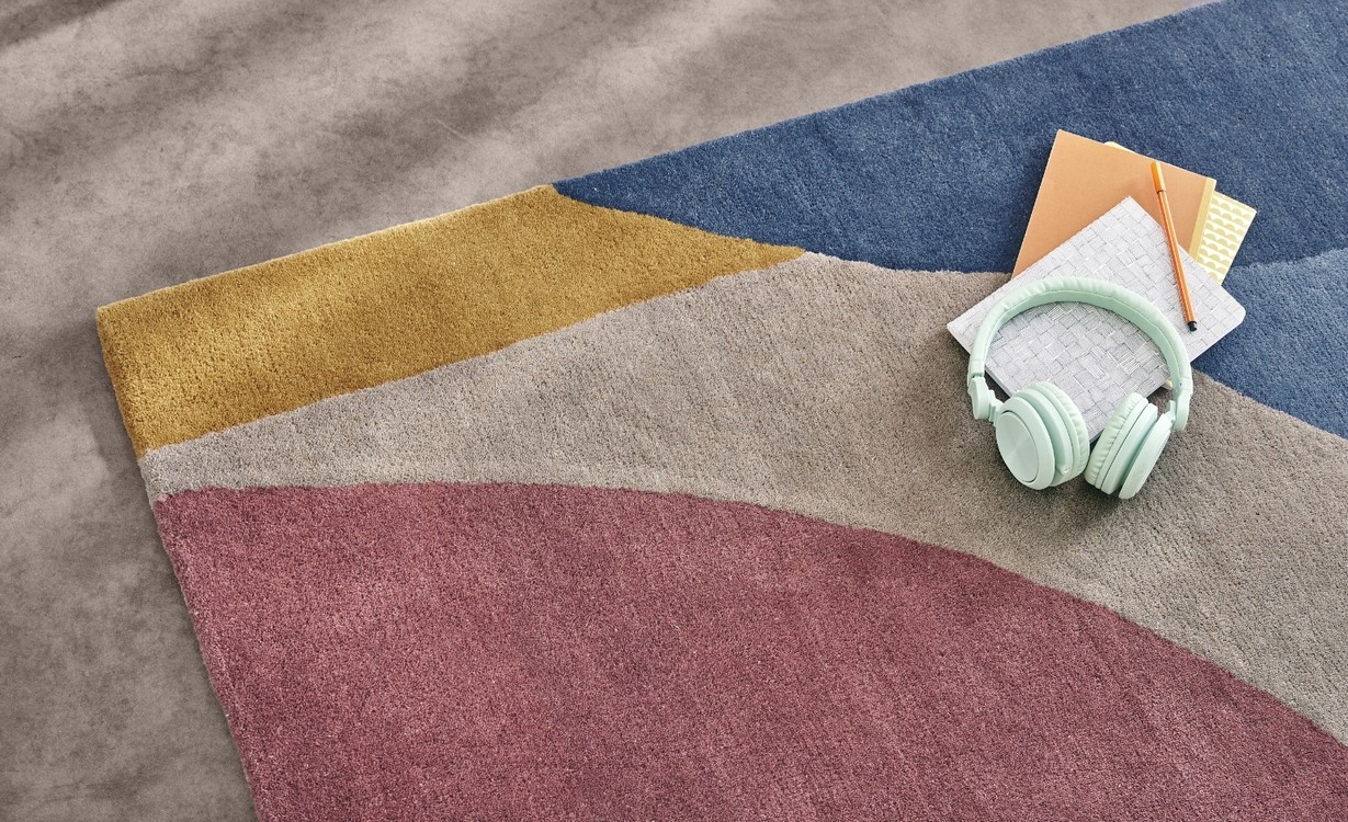 Tapis CARLA , géométrique  Multicolore