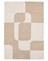 Tapis SHAPEO , géométrique Beige / noir