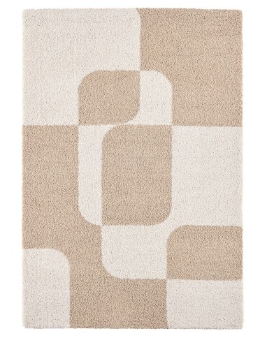 Tapis SHAPEO , géométrique Beige