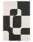 Tapis SHAPEO , géométrique Beige / noir