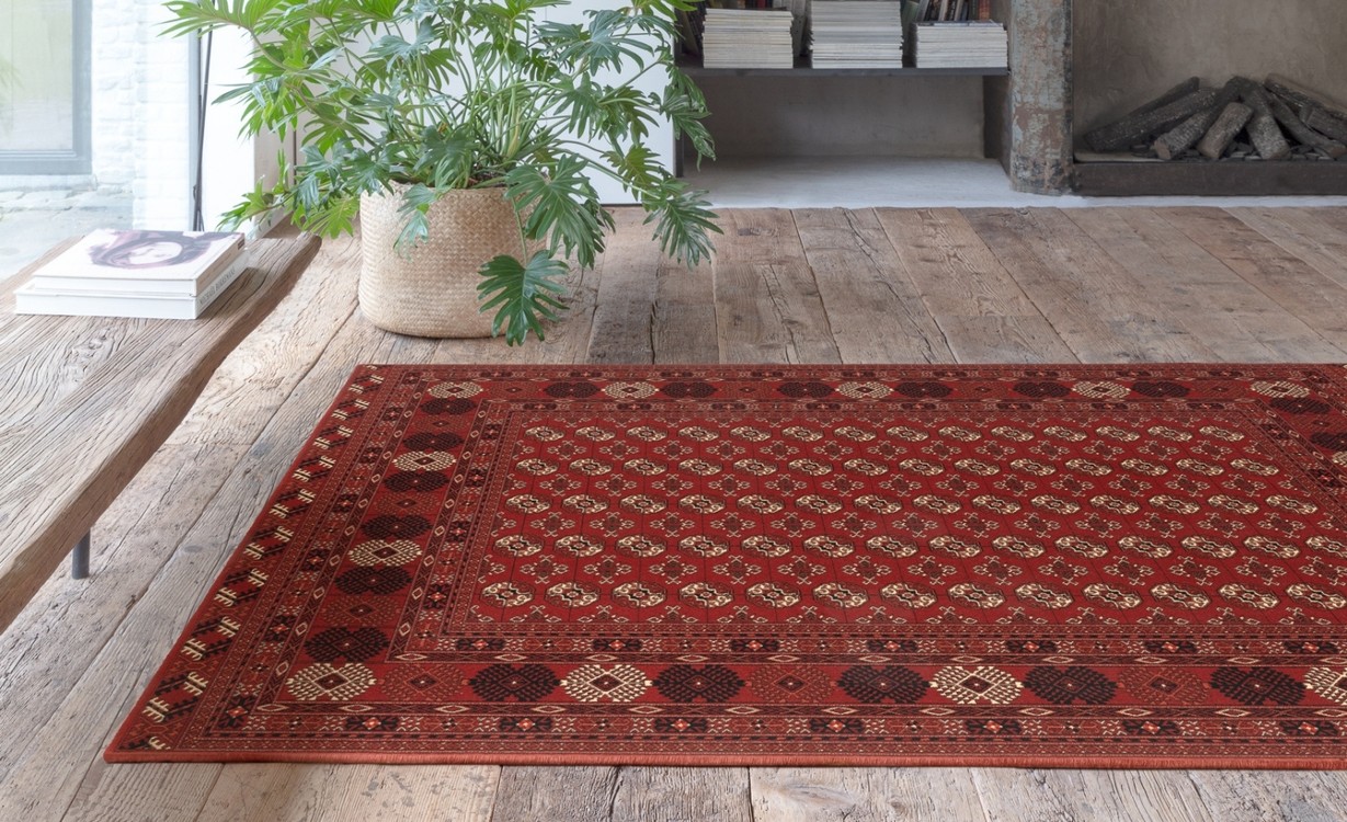 Tapis BOUKARA , oriental boukharaRouge