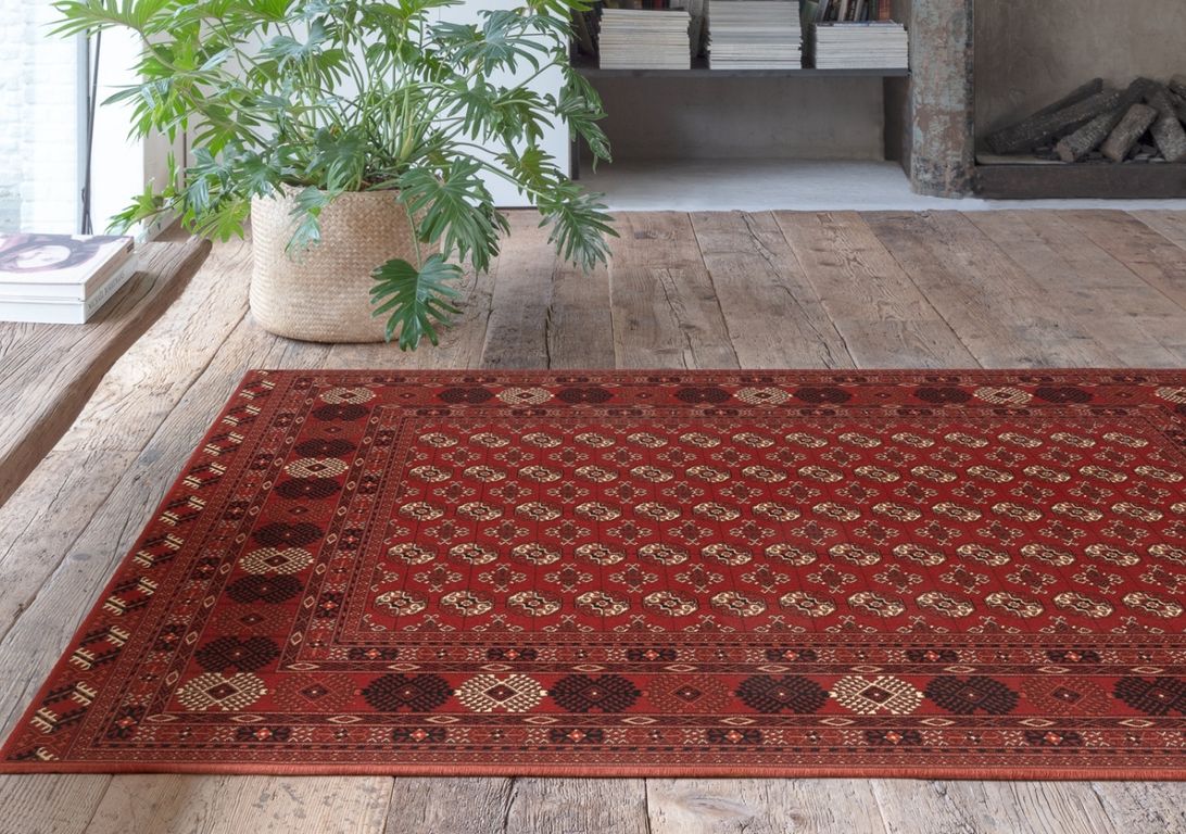 Tapis BOUKARA , oriental boukhara Rouge