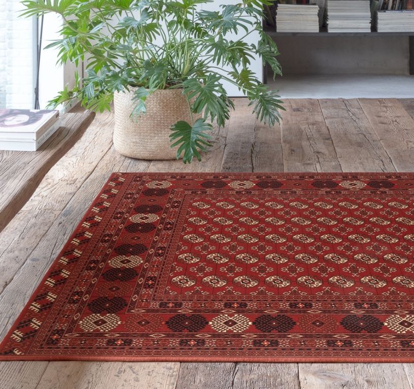 Tapis BOUKARA , oriental boukhara Rouge