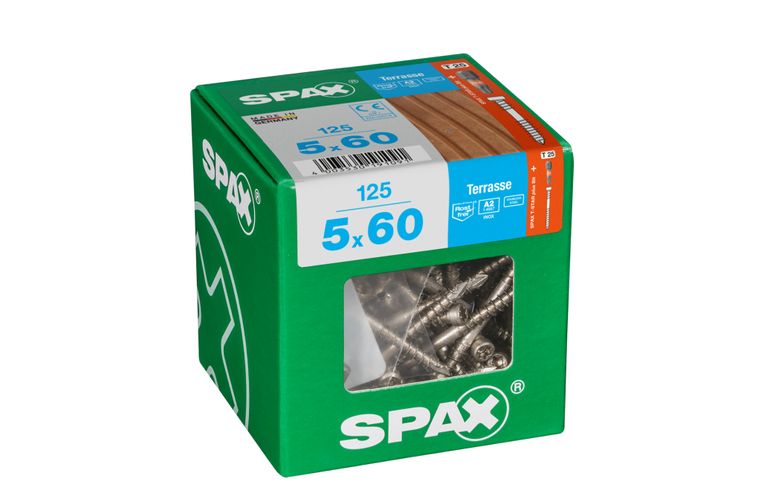 Vis Terrasse Tête Cylindrique 5 x 60 (sachet de 125)
