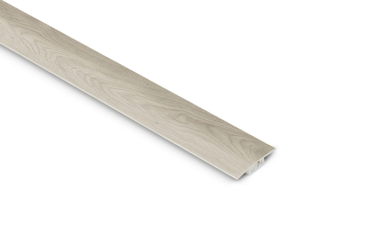 Profilé multi fonction Profilé 3en1 château XXL Lamett, PVC, décor chêne blanchi, l.4.00 x L. 93.00 cm