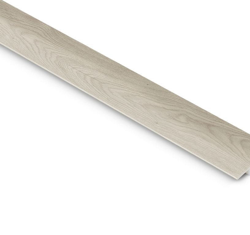 Profilé multi fonction Seuil 3en1 château XXL Lamett, PVC, décor chêne blanchi, l.4.00 x L. 93.00 cm