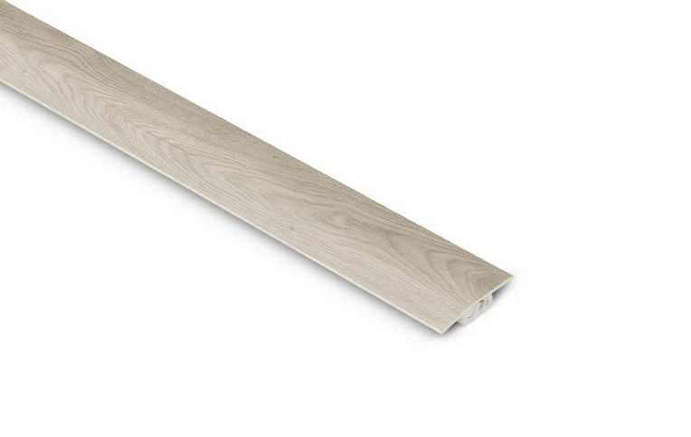 Profilé multi fonction Seuil 3en1 château XXL Lamett, PVC, décor chêne blanchi, l.4.00 x L. 93.00 cm