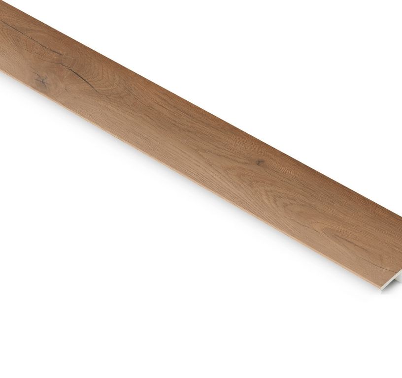 Profilé multi fonction Seuil 3en1 château XXL Lamett, PVC, décor chêne tradition, l.4.00 x L. 93.00 cm