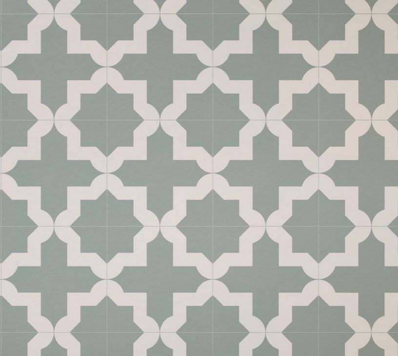 Sol vinyle rouleau ICONIK LIFE 3M Tarkett, Carreaux ciment moderne, rouleau 3.00 m