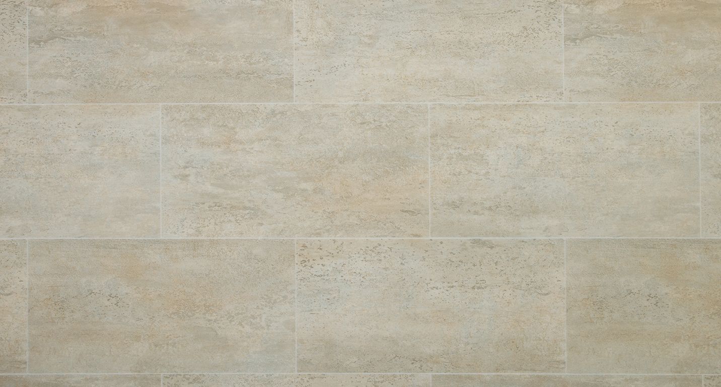 Sol vinyle rouleau ICONIK LIFE 3M Tarkett, Carrelage travertin, rouleau 3.00 m