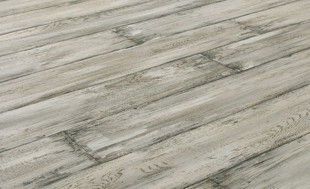 Sol vinyle rouleau ICONIK LIFE 3M Tarkett, Bois plancher peint blanc, rouleau 3.00 m