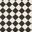 Sol vinyle rouleau TRENTO 2M , Motif Damier noir et blanc, rouleau 2.00 m