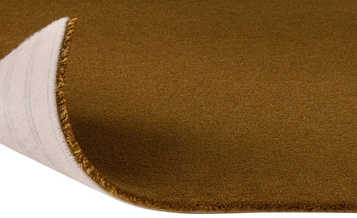 Moquette velours Jane, col Moutarde, rouleau 4.00 m