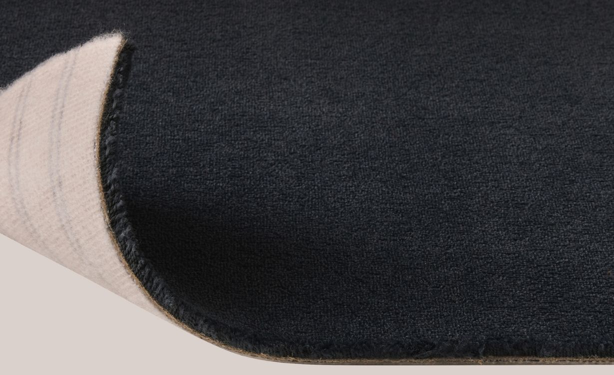 Moquette velours Jane, col Bleu marine, rouleau 4.00 m
