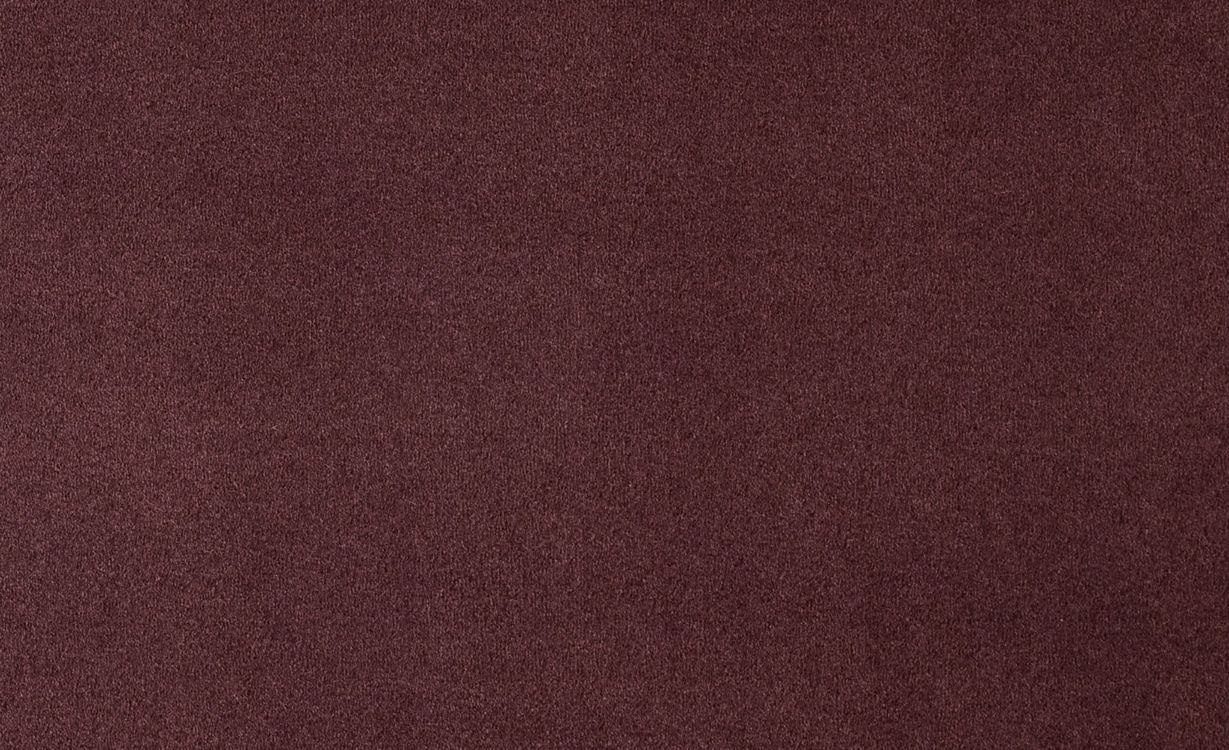 Moquette velours Jane, col Prune, rouleau 4.00 m