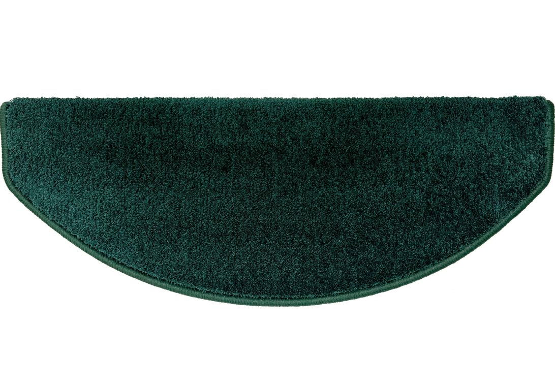 Marchette velours frisé SWEET MARCH, demi lune col vert canard , dim 28.00 x 65.00 cm