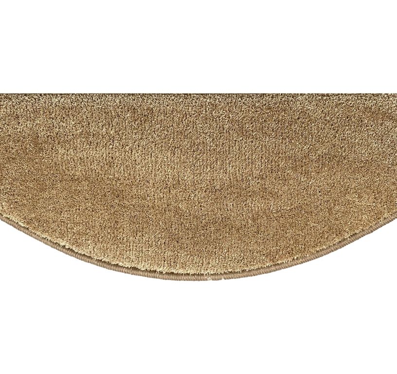 Marchette velours frisé SWEET MARCH, demi lune col Beige, dim 28.00 x 65.00 cm