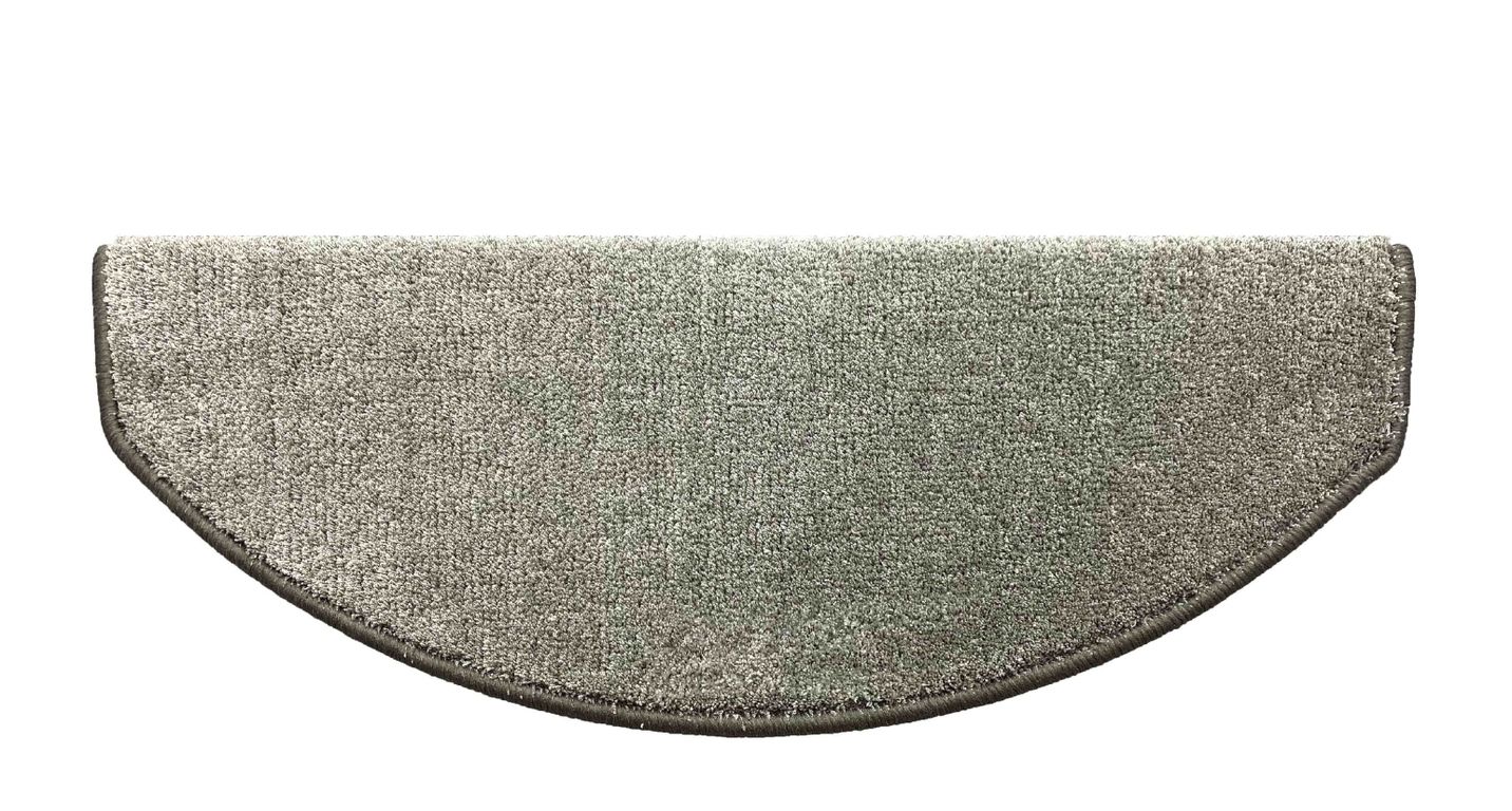 Marchette velours frisé SWEET MARCH, demi lune col gris, dim 28.00 x 65.00 cm