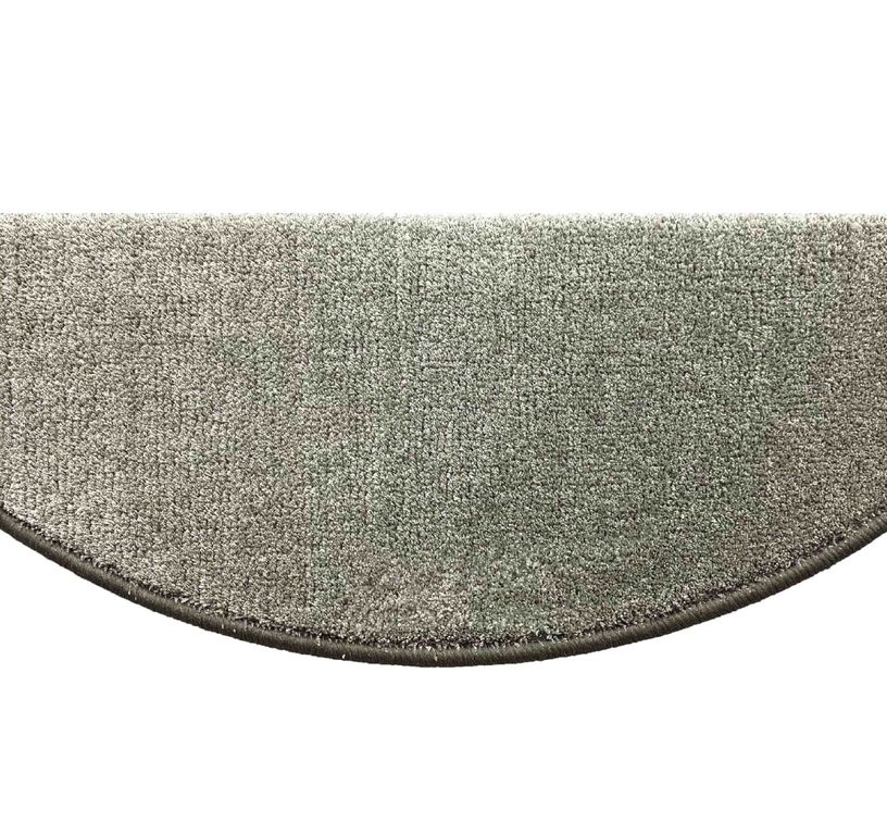 Marchette velours frisé SWEET MARCH, demi lune col gris, dim 28.00 x 65.00 cm