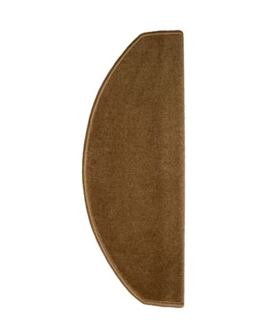 Marchette velours frisé STOCKHOLM, demi lune col ocre, dim 28.00 x 65.00 cm