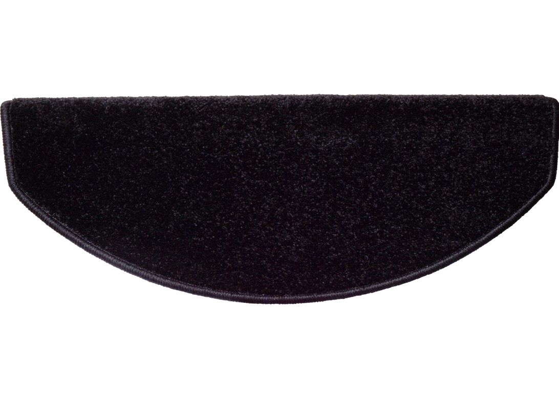 Marchette velours coupé CAROUSEL, demi lune col noir, dim 28.00 x 65.00 cm