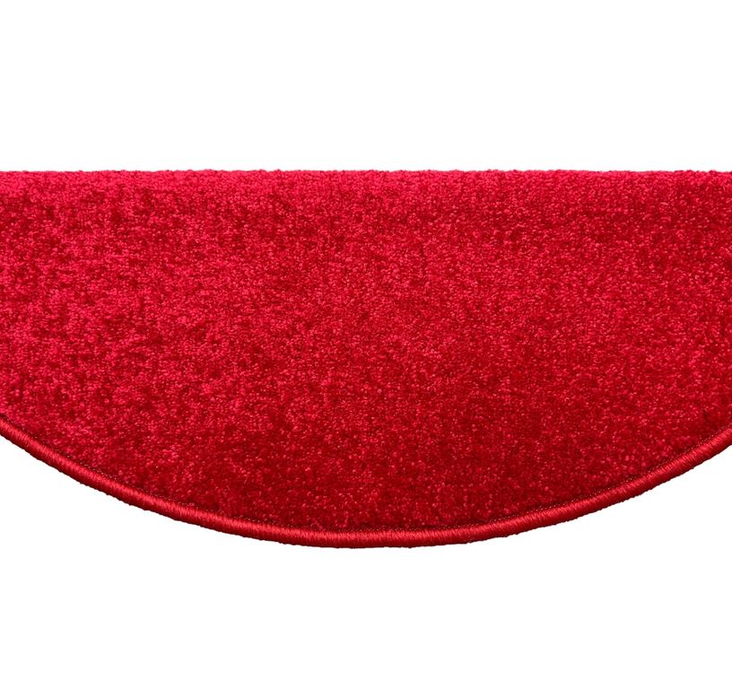 Marchette velours coupé CAROUSEL, demi lune col bordeaux, dim 28.00 x 65.00 cm