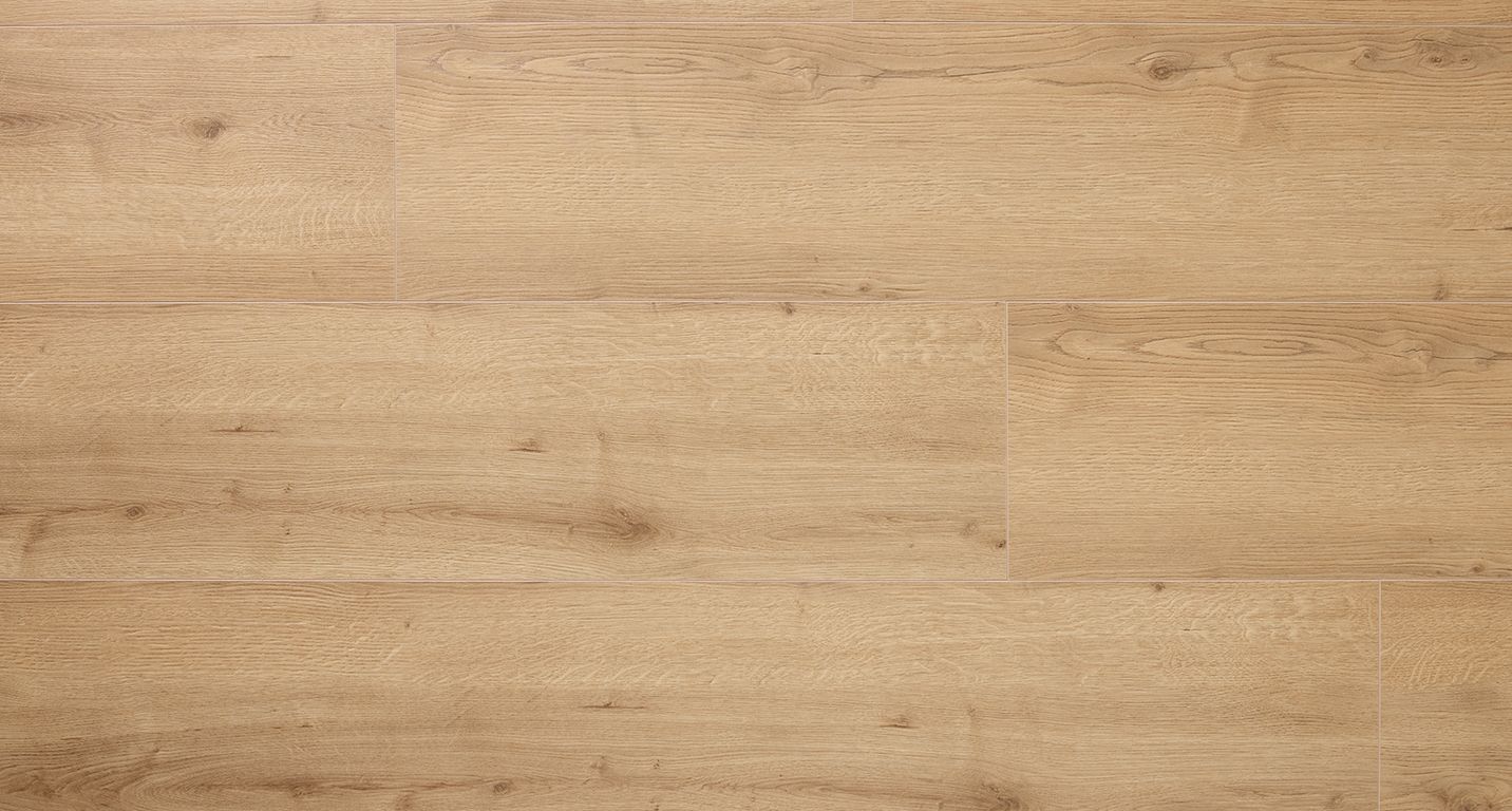 Sol stratifié ROOMS , aspect Bois chêne naturel, lame 24.20 x 138.00 cm