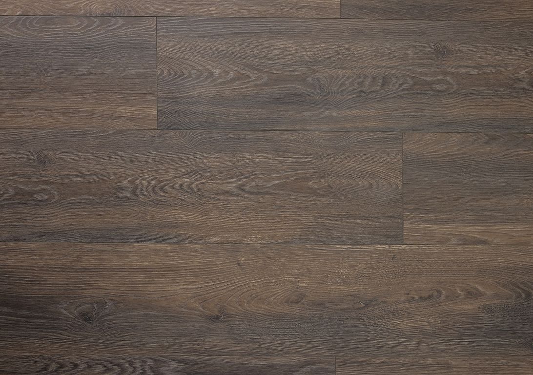 Sol stratifié ROOMS , aspect Bois chêne brun, lame 24.20 x 138.00 cm