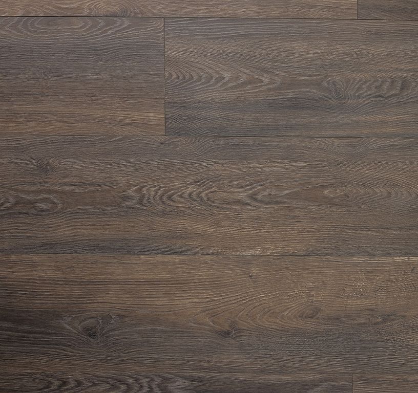 Sol stratifié ROOMS , aspect Bois chêne brun, lame 24.20 x 138.00 cm