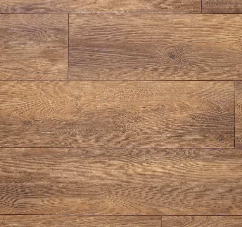 Sol stratifié ROOMS , aspect Bois chêne marron, lame 24.20 x 138.00 cm