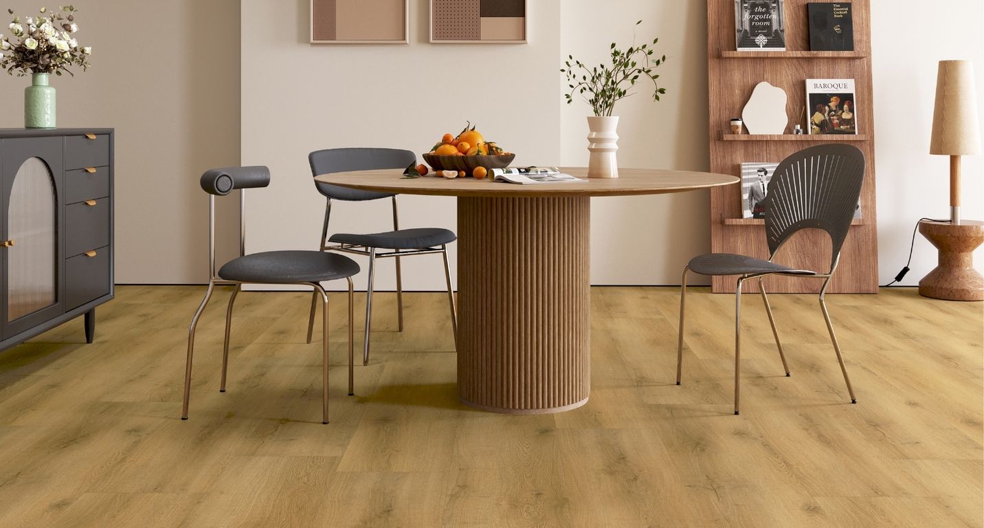 Sol vinyle EASYTREND SUPERMATT LAME XL Easytrend, Bois chêne authentique, lame 30.50 x 152.50 cm