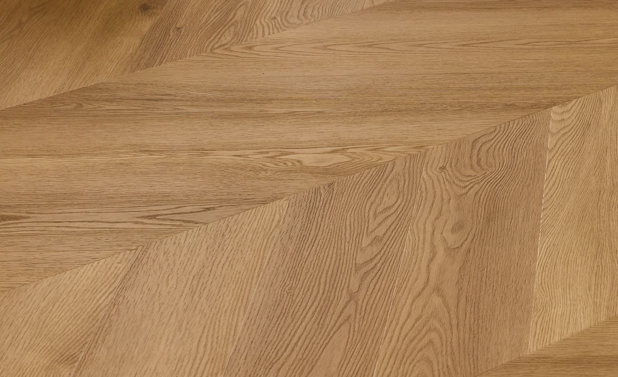 Sol vinyle EASYTREND SUPERMATT CHEVRON Easytrend, Bois chêne select, lame 12.50 x 62.50 cm