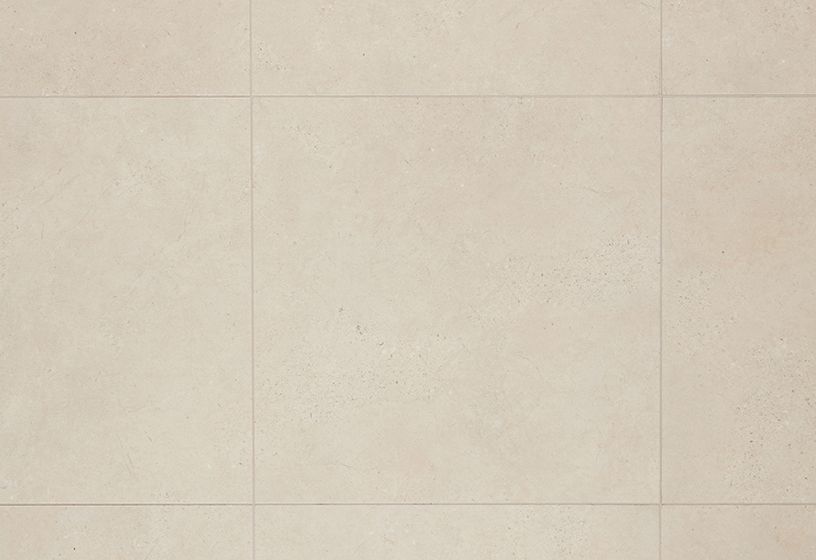 Sol vinyle MANHATTAN DALLE Easytrend, Carrelage travertin beige, dalle 61.00 x 122.00 cm