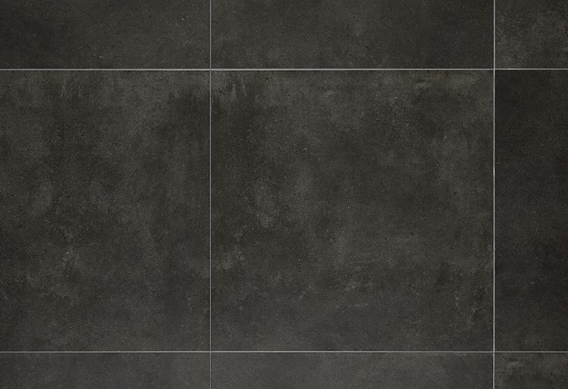 Sol vinyle MANHATTAN DALLE Easytrend, Pierre noire, dalle 61.00 x 122.00 cm