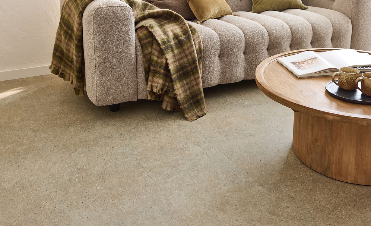 Sol vinyle PARQUET VINYL Lamett, Béton Granit beige, dalle 40.50 x 81.00 cm