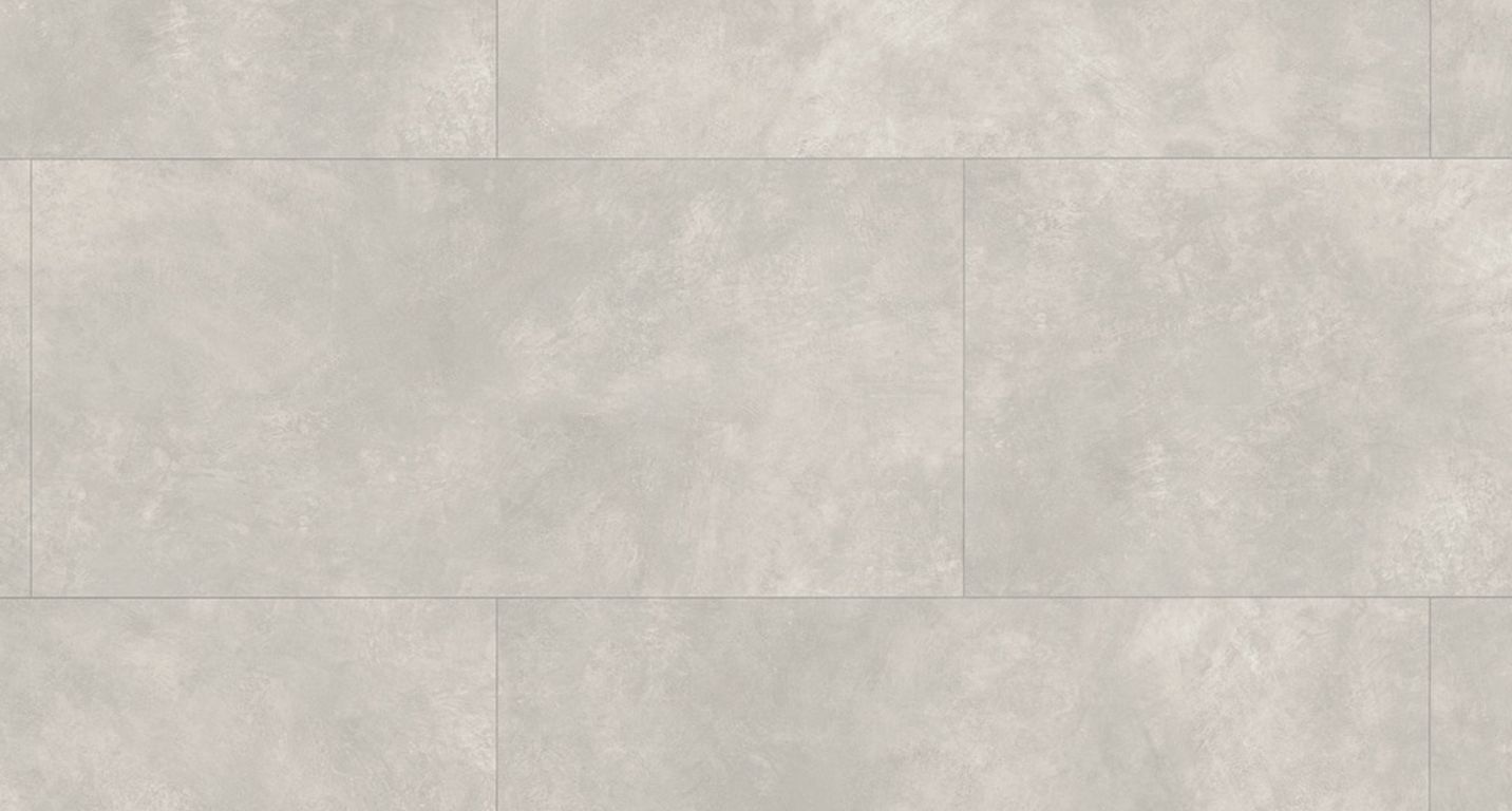 Revêtement minéral composite MODULAR ONE HYDRON DALLE, Béton blanc, dalle 40.30 x 85.60 cm