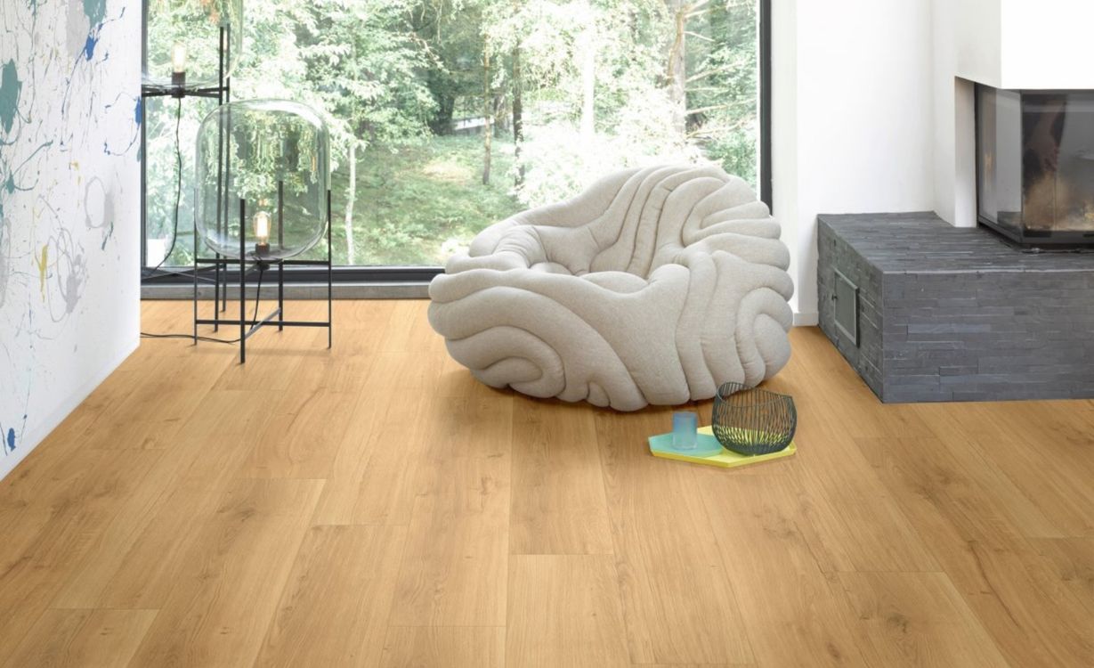 Revêtement minéral composite MODULAR ONE HYDRON LAME, chêne spirit naturel, lame 19.60 x 129.00 cm
