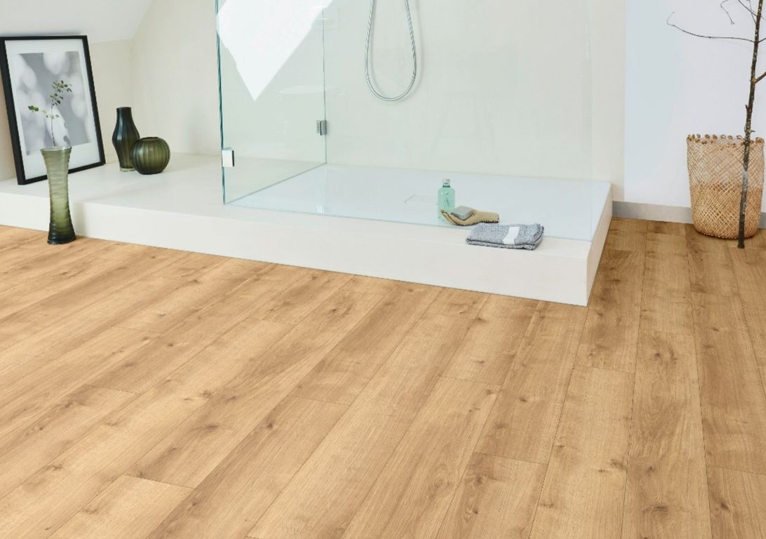 Revêtement minéral composite MODULAR ONE HYDRON LAME, chêne pur naturel, lame 19.60 x 129.00 cm