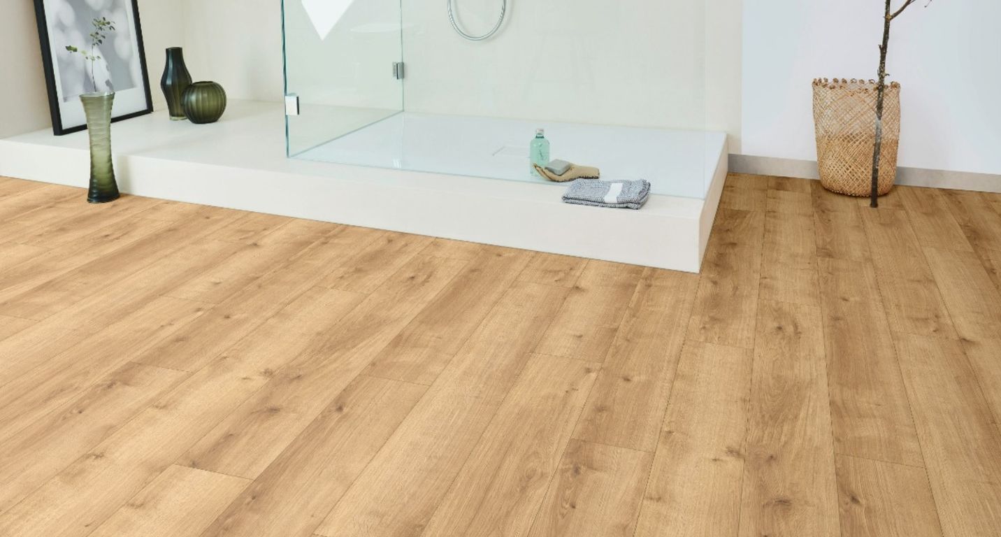 Revêtement minéral composite MODULAR ONE HYDRON LAME, chêne pur naturel, lame 19.60 x 129.00 cm