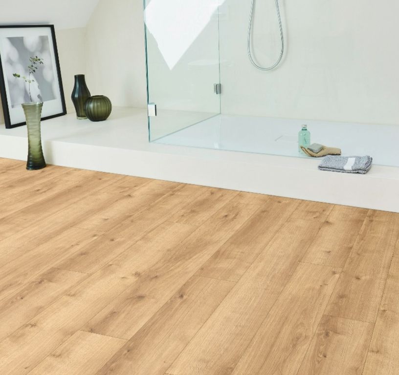 Revêtement minéral composite MODULAR ONE HYDRON LAME, chêne pur naturel, lame 19.60 x 129.00 cm