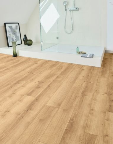 Revêtement minéral composite MODULAR ONE HYDRON LAME, chêne pur naturel, lame 19.60 x 129.00 cm