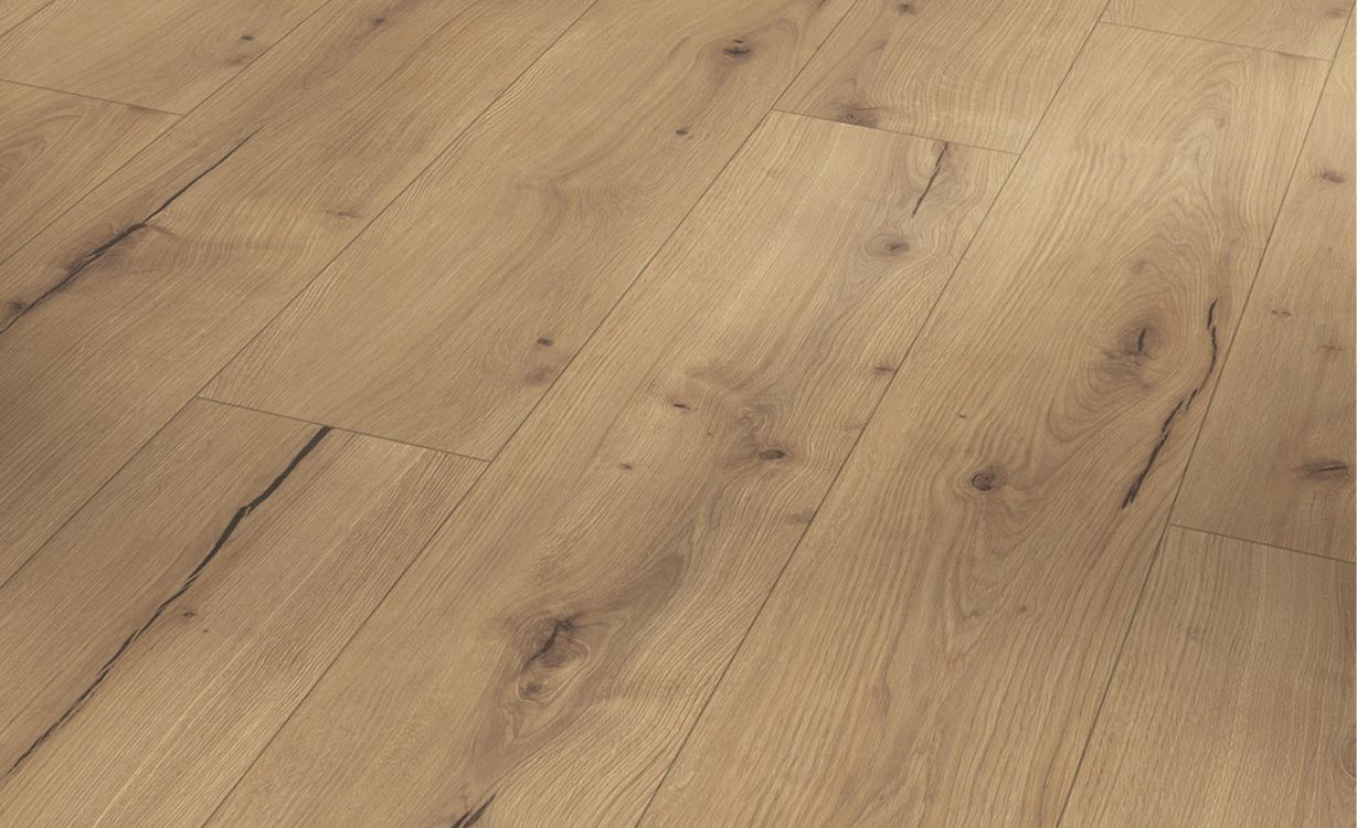 Revêtement minéral composite MODULAR ONE HYDRON LAME, chêne hélios naturel, lame 19.60 x 129.00 cm