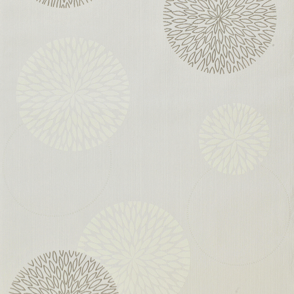 Papier peint LOTUS AS Création, Expansé sur intissé décor Effet de matière, blanc et gris argenté