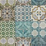 Papier peint FAIENCE Lutece, Vinyle sur intissé décor , bleu