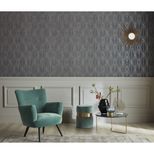 Papier peint FILAIRE BN International, Expansé sur intissé décor Graphique, gris