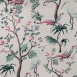 Papier peint BIRDS Decoprint, Vinyle sur intissé décor Floral / Végétal, beige